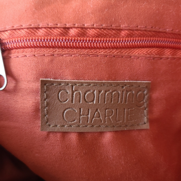 Boho quilt style faux leather adjustable backpack - Picture 3 of 8